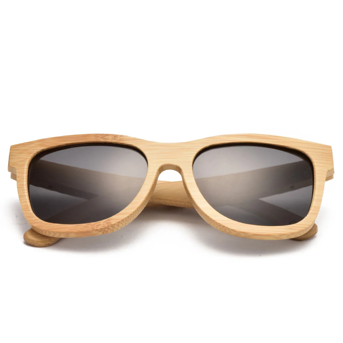 Jangoul carbonized bamboo sunglasses classic wooden sun glasses natural men women retro handmade eyewear ta06 - green