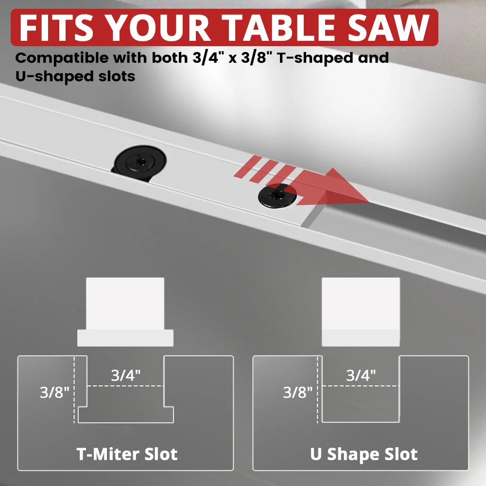 Hongdui hd-mg21 0-70 degree miter gauge with 850mm extended fence for woodworking table saw router precision angle