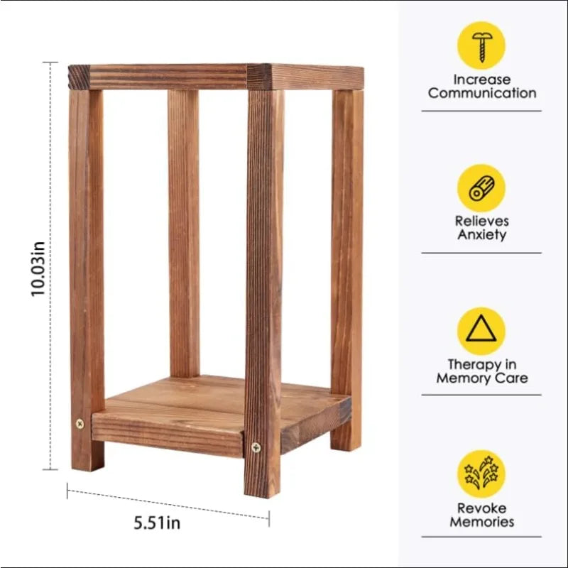 12 set wooden wedding lantern centerpiece candle holder for farmhouse table fireplace perfect t - united states