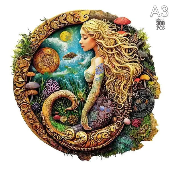 Diy wood jigsaw for kids adult yinyang tree elephant wooden animal puzzle high quality hippopotamus puzzles brain