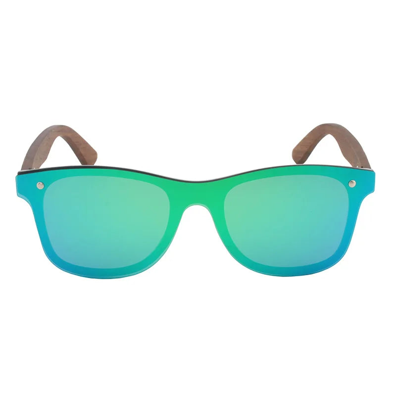 Fashion pc frame black walnut sunglasses men of polarized uv400 with wooden case vintage eyewear designer retro glasses