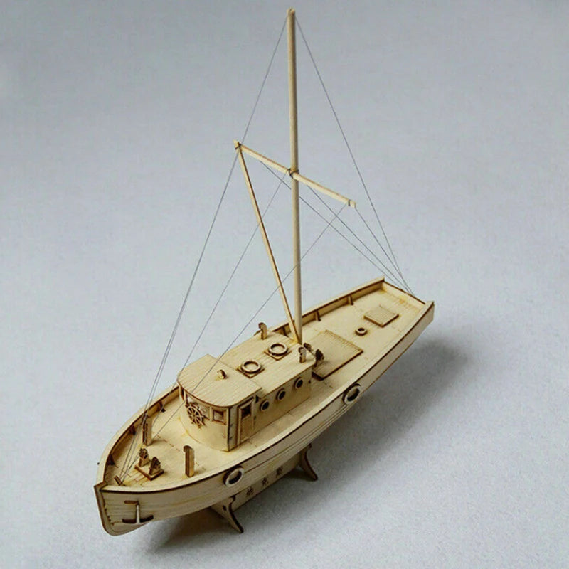 1:30 ship assembly model wooden sailboat diy kit puzzle toys gift - one size