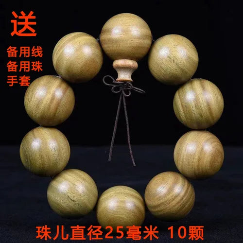 Green sandalwood bracelet argentina natural wood fragrance lasting hand-held twisted beads male and female couple hand