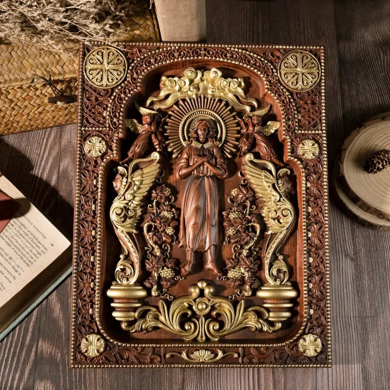 chinese-jesus-christ-icon-of-ascension-wooden-jesus-and-lion-home-living-statue