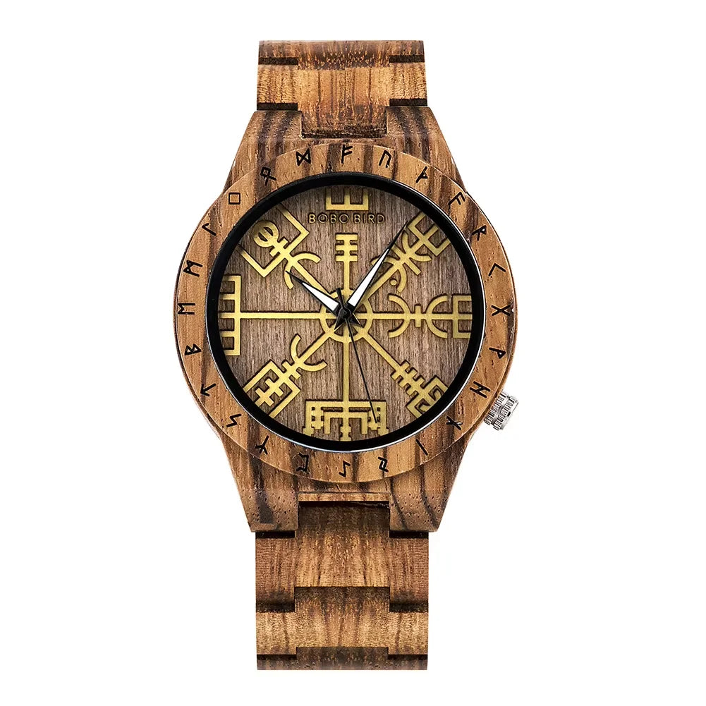 Bobo bird original wooden men’s watches new design fashion quartz wristwatch top japanese movement cool box