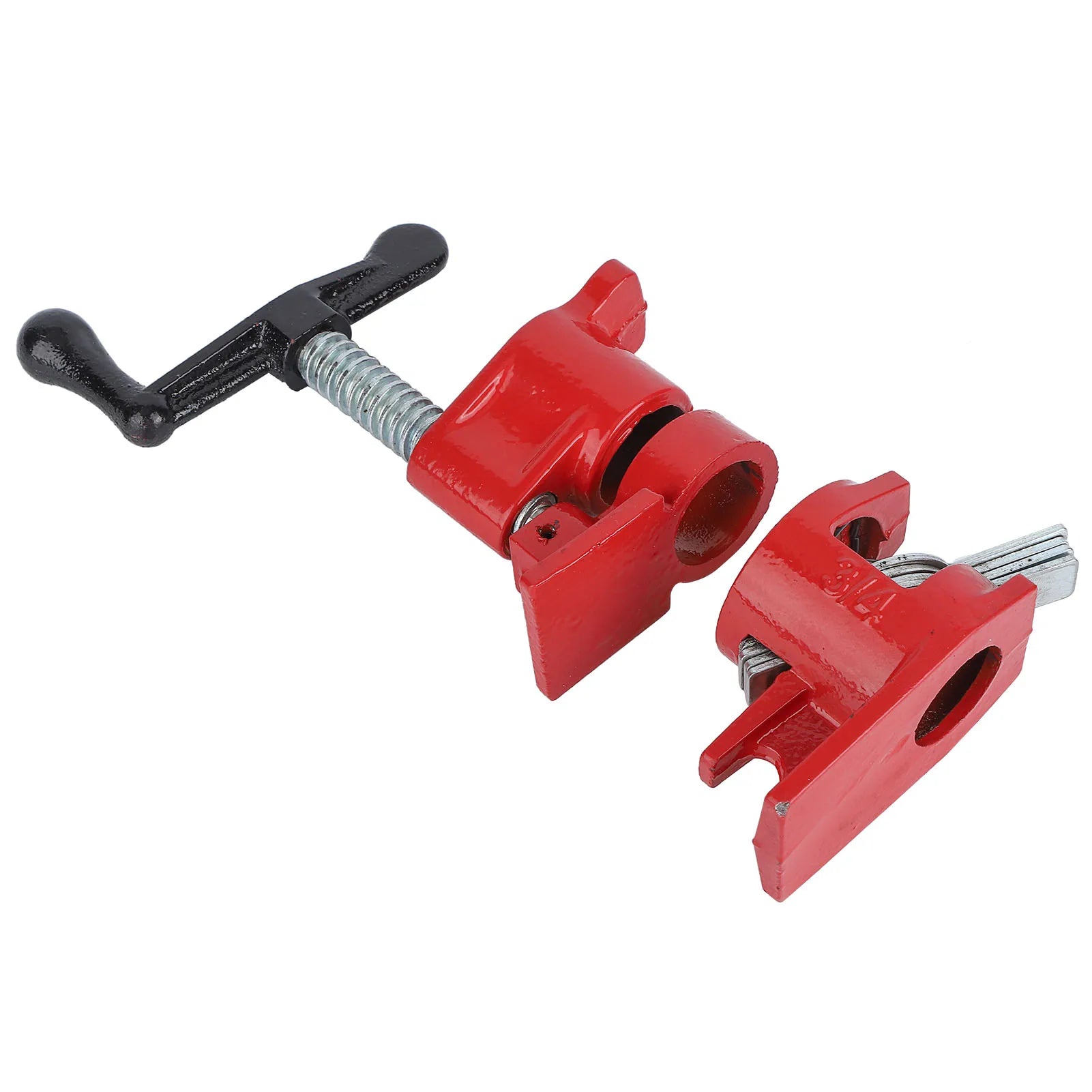 Woodworking cast 3/4’’ quick release heavy duty wide base iron wood metal clamp set workbench - united states