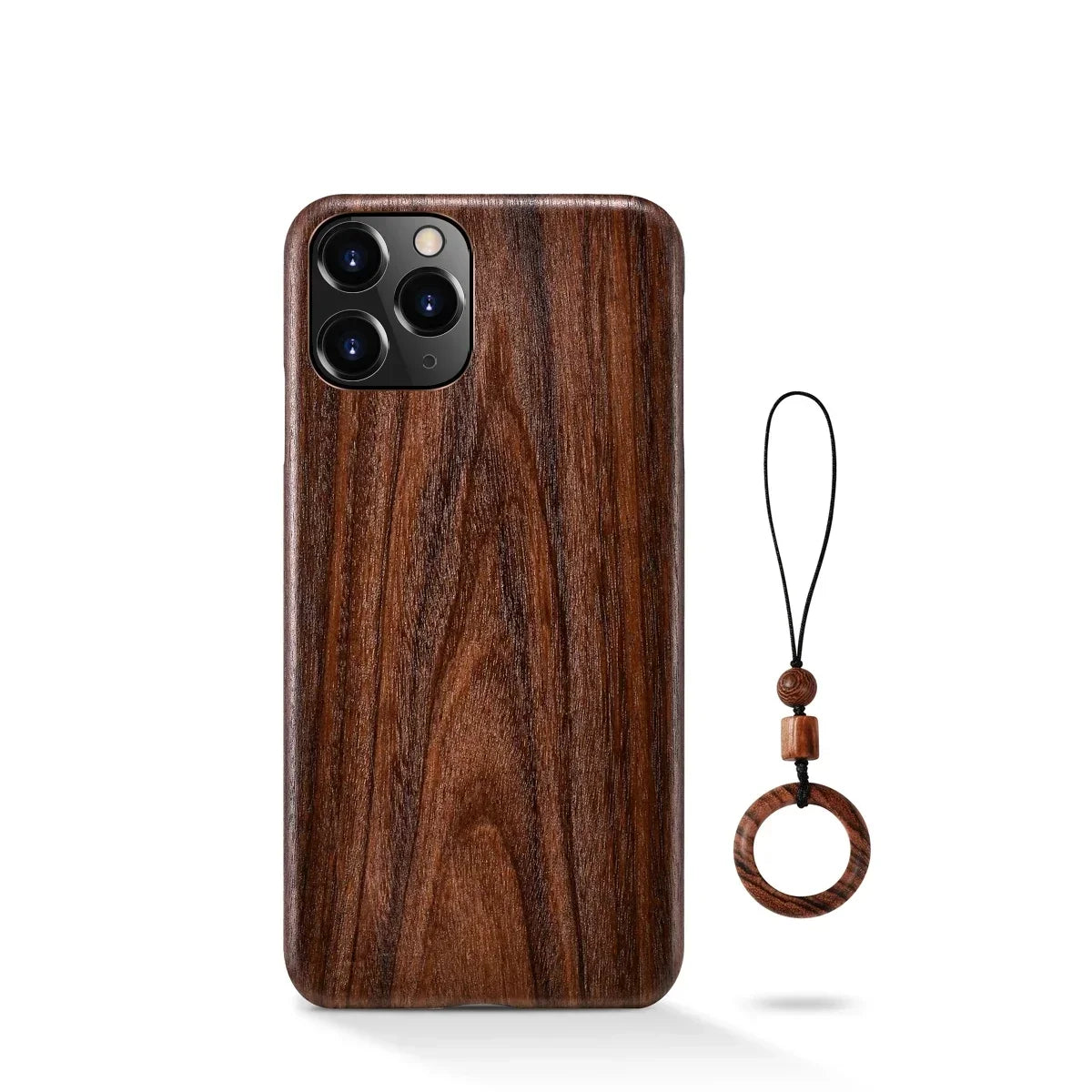 Wooden case for iphone 16 15 14 13 12 pro max mini 11 se 2020 xs xr 7 8 plus cover 100% natural real wood bamboo hard