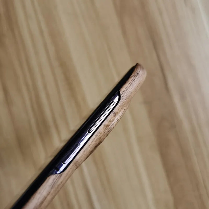 Real wooden hard ultra slim back case rosewood luxury wood matte cover oneplus 13 12 11 12r