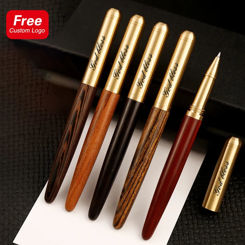 high-quality-natural-sandalwood-wood-gel-pen-personalized-logo-tiger-bark-sour-twig-ebony-wood-pen-body-teacher-gifts-stationery