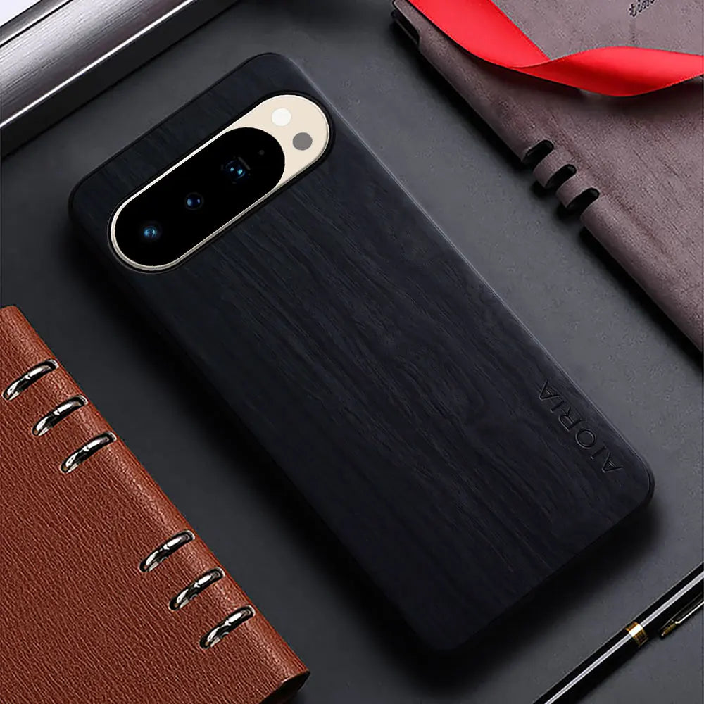 Bamboo wood pattern leather case for google pixel 10 9 8 7 6 5 pro 9a 8a 7a 6a 5a 4a funda unique cover pixel pro xl