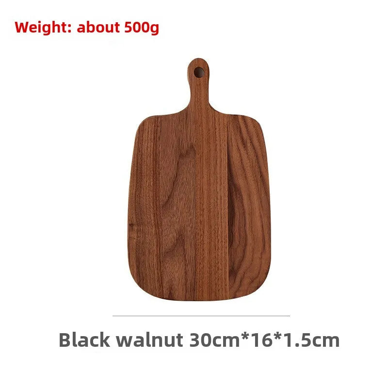 Acacia walnut cutting board wood cheese cheese steak outdoor camping portable fruit - f