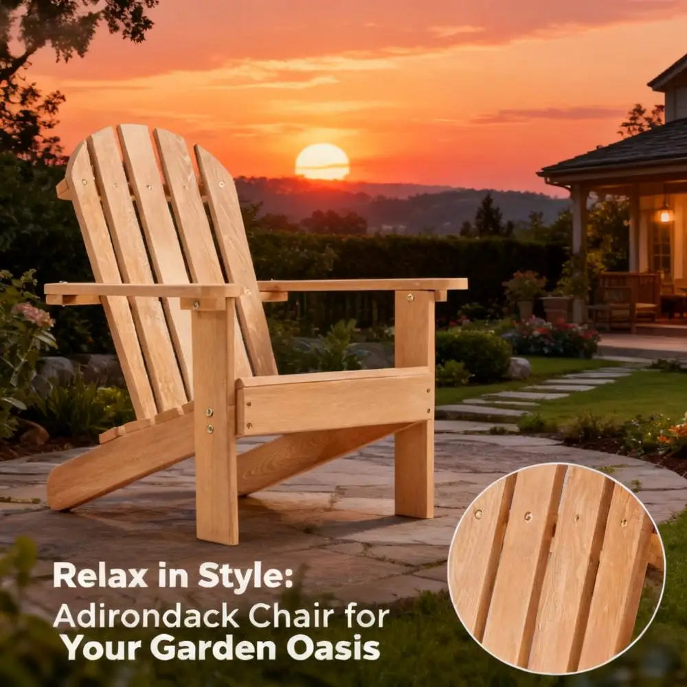 Children’s wooden adirondack chair made of natural cedar material suitable for indoor and outdoor terraces - mahogany