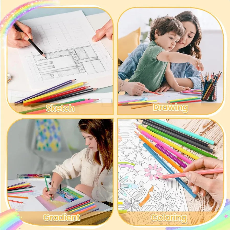 168 packs colored pencils bulk classroom for 12 assorted colors coloring pencil set plus 16 sharpeners presharp