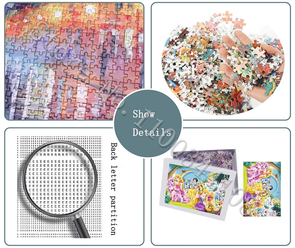 Mo dao zu shi 300/500/1000 pieces puzzle anime characters wei wu xian jigsaw for adults diy decompression game kids toys