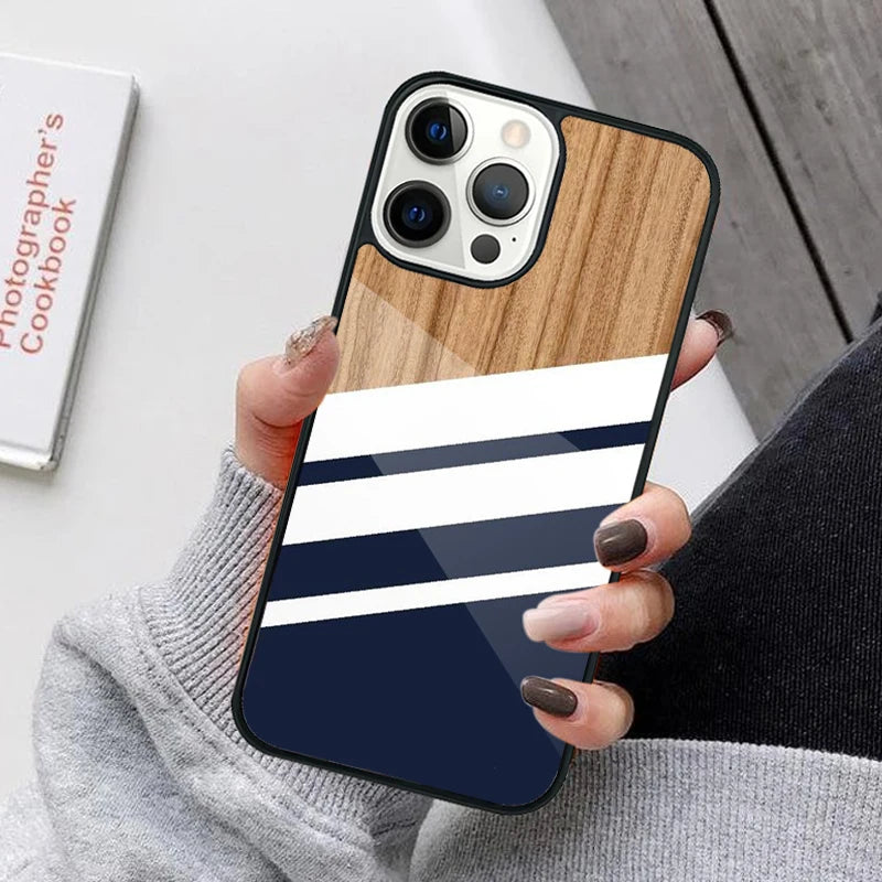 Bamboo wooden animals phone case for iphone 17 air 16 15 14 12 pro max plus magsafe magnetic wireless charging cover