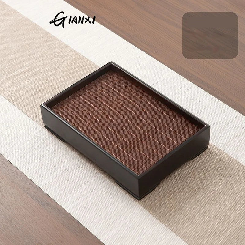 Gianxi home and kitchen tea tray portable dishes for ta kawi bamboo rectangle wooden chaban table - tea tray / china