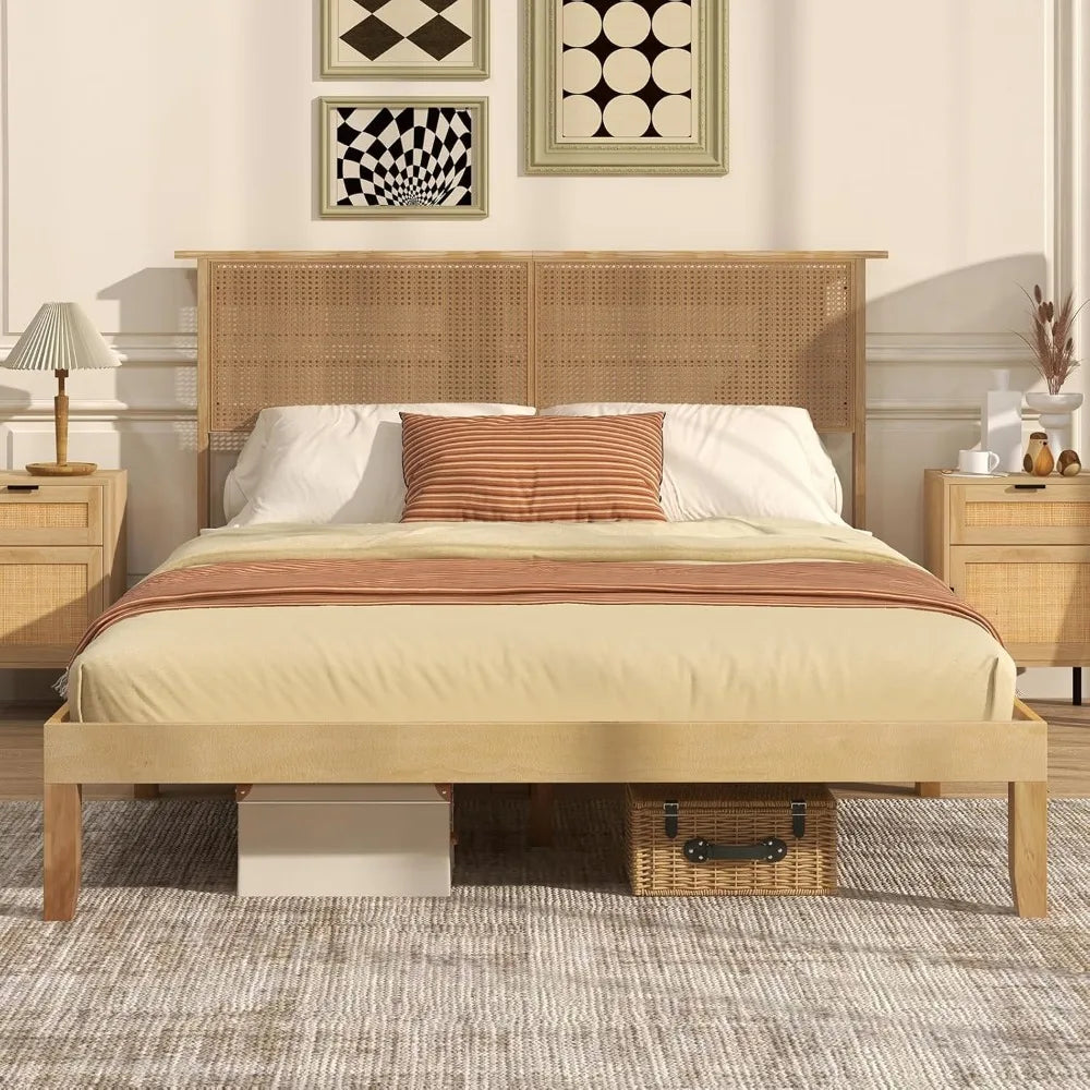 giantex-queen-size-rattan-bed-frame-with-rattan-headboard-boho-solid-wood-platform-bed-with-wooden-slats-12-inch-bed-frame-que