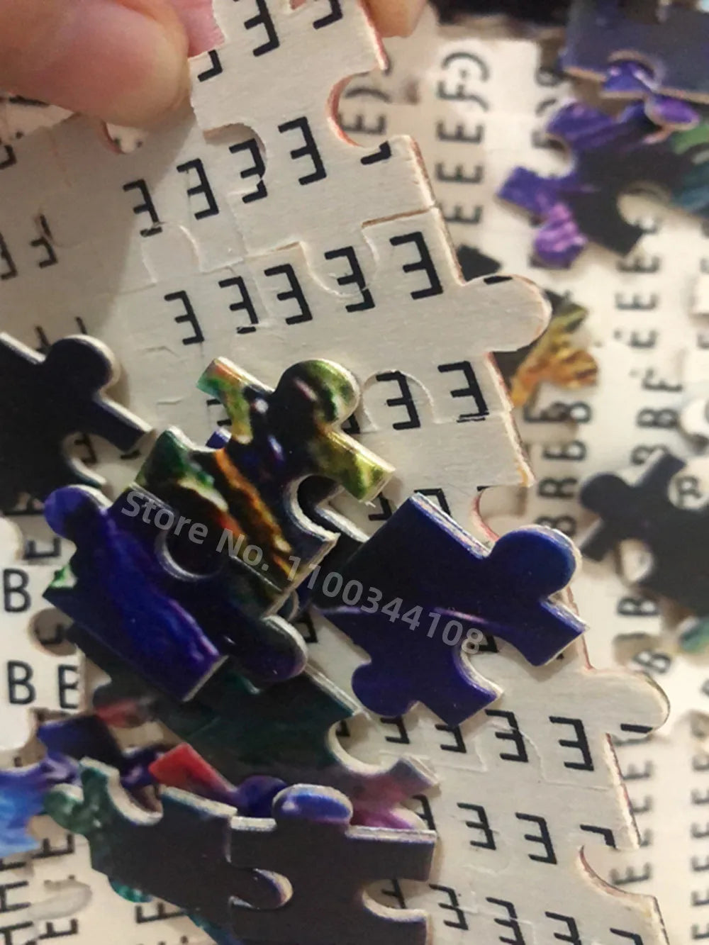 300/500/1000 pieces puzzle disney stitch cartoon jigsaw for adults kids educational toys diy gift decompressing game