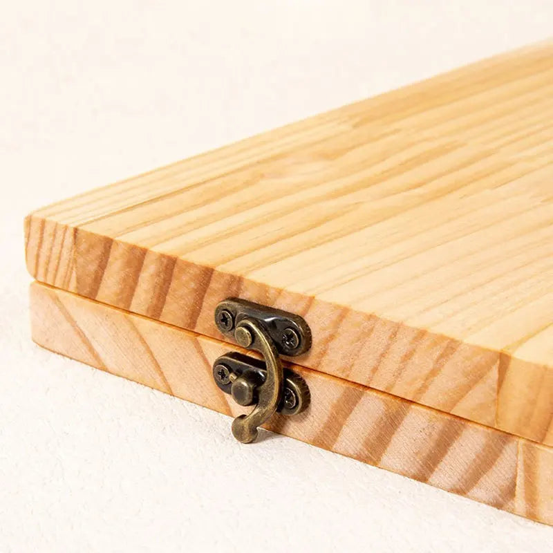 Raindrop rock wooden mancala gem chess board game - educational toy for spatial thinking african desktop - with lock