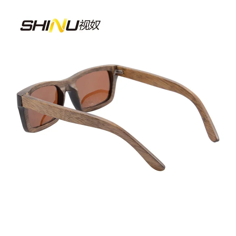 Handmade bamboo wood sunglasses square wooden frame polarized sun glasses for unisex lovers fashion eyeglasses gafas de