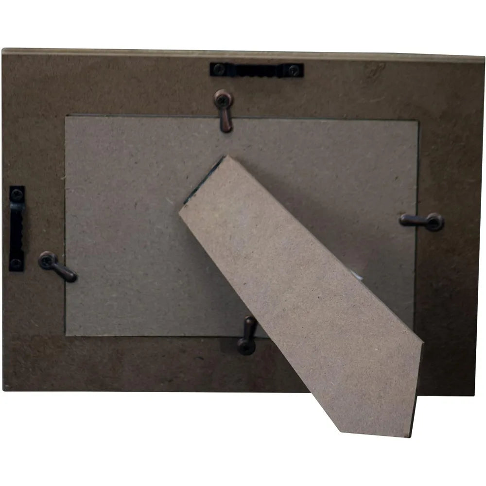 Foreside home & garden white polka dot pattern 4x6 inch wood decorative picture frame - united states