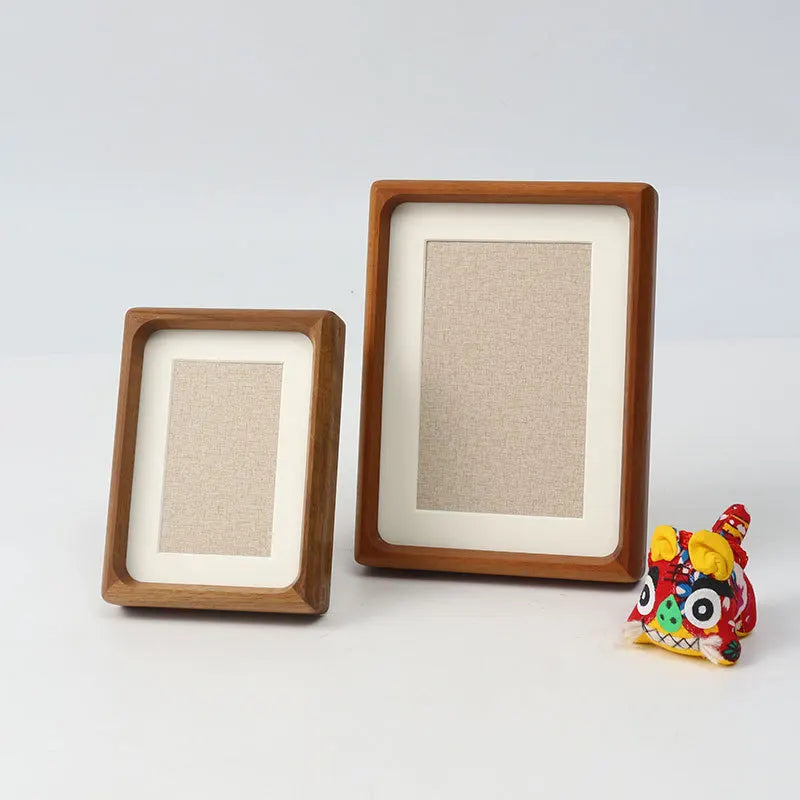 Solid wood mortise and tenon photo frame vertical horizontal decorative high-quality picture home decor