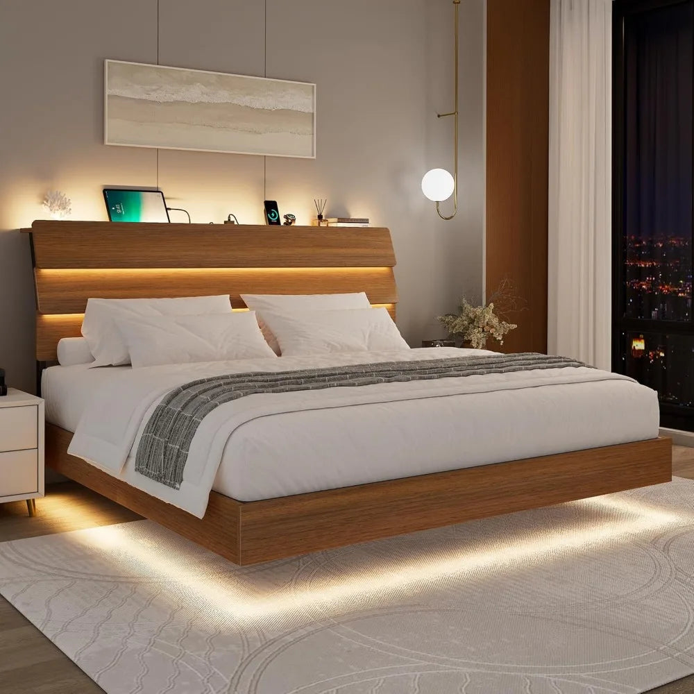 feonase-floating-bed-frame-king-with-led-lights-and-charging-station-wood-full-size-bed-frame-with-storage-headboard-heavy-dut