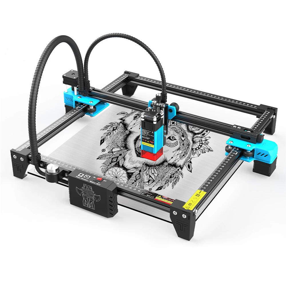 Twotrees laser engraver tts-10pro engraving cutting machine wood tool metal acrylic cnc support wifi 80/40w - tts