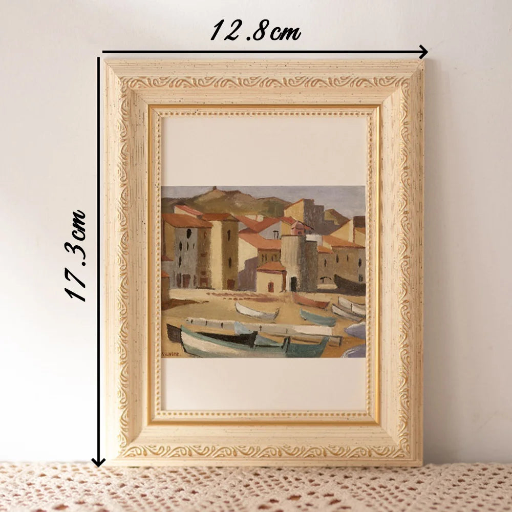 Personalized wooden photo frames custom frame ornaments simple holiday gifts indoors commemorate precious memories