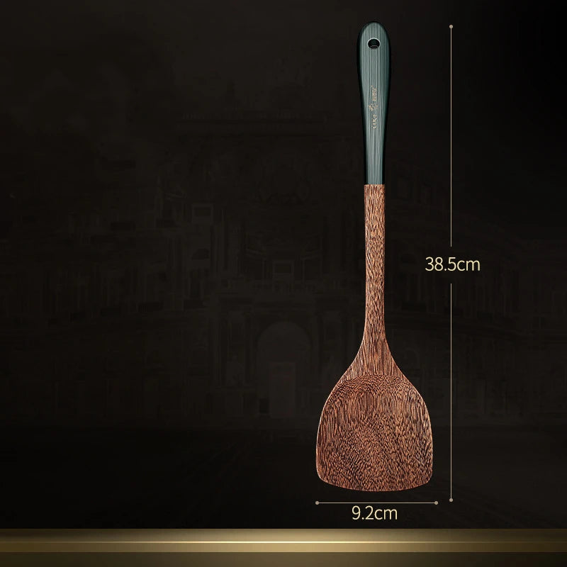 Wooden cooking utensils natural wenge wood non-stick cookware spatula shovel rice spoon kitchen tool accessories - type