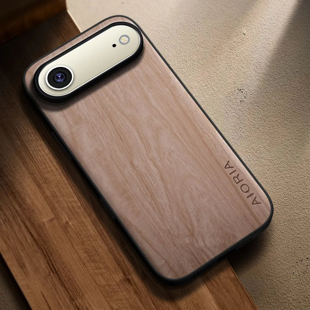 Case for iphone air capa funda new modern stylish wooden pattern pu leather cover for apple iphone air case coque