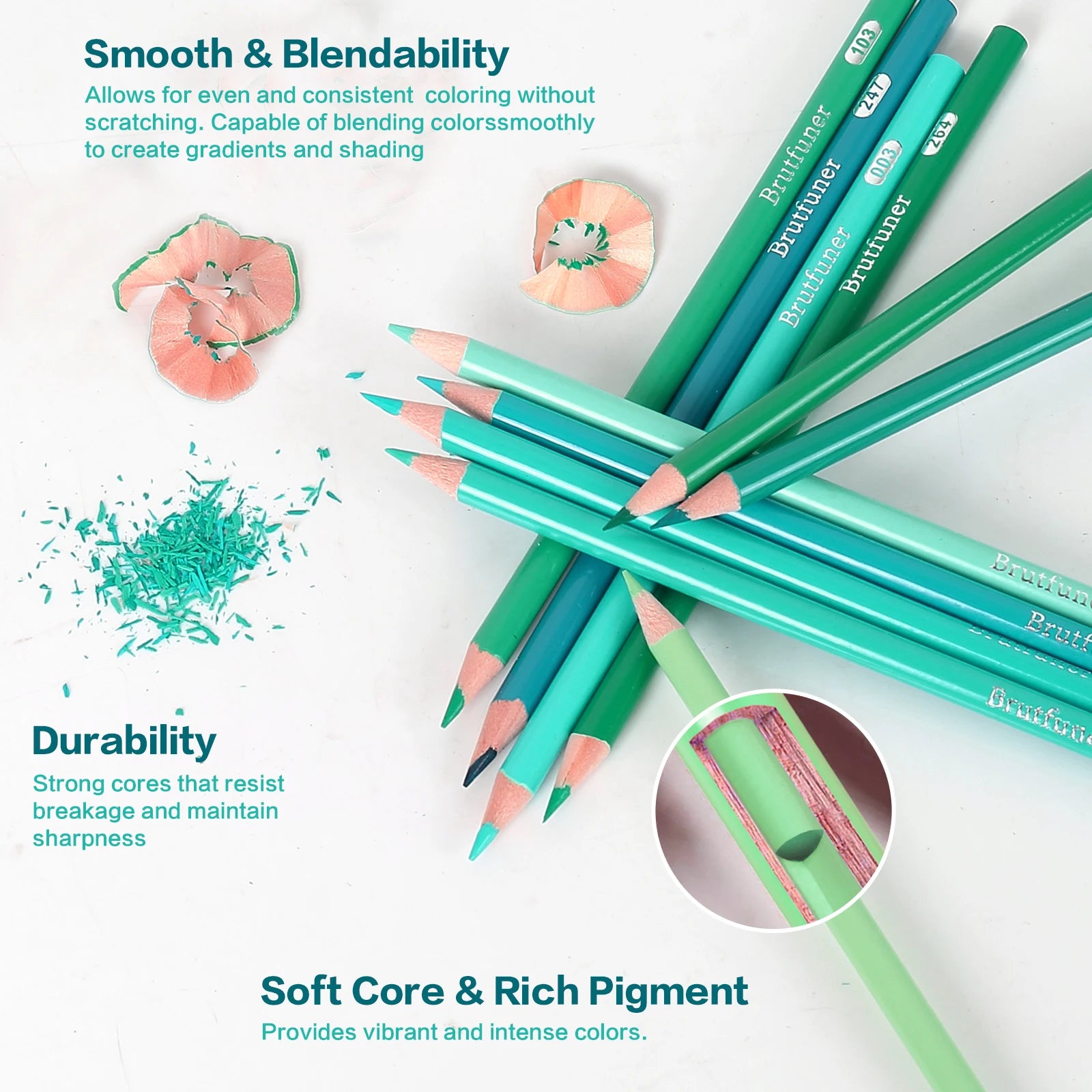 300 colored pencils set oil-based rich & vibrant colors drawing for coloring blending and layering books adult - colors