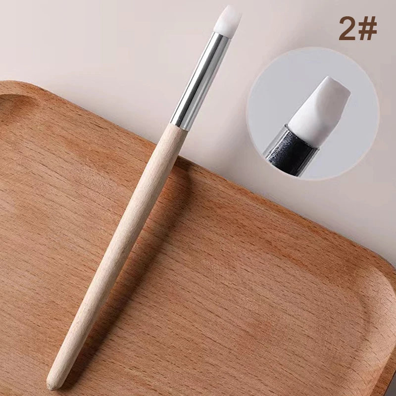 High quality wood watch dial cleaning pen carving emboss manicure brushes dust cleaner repair tools for clock 1pcs