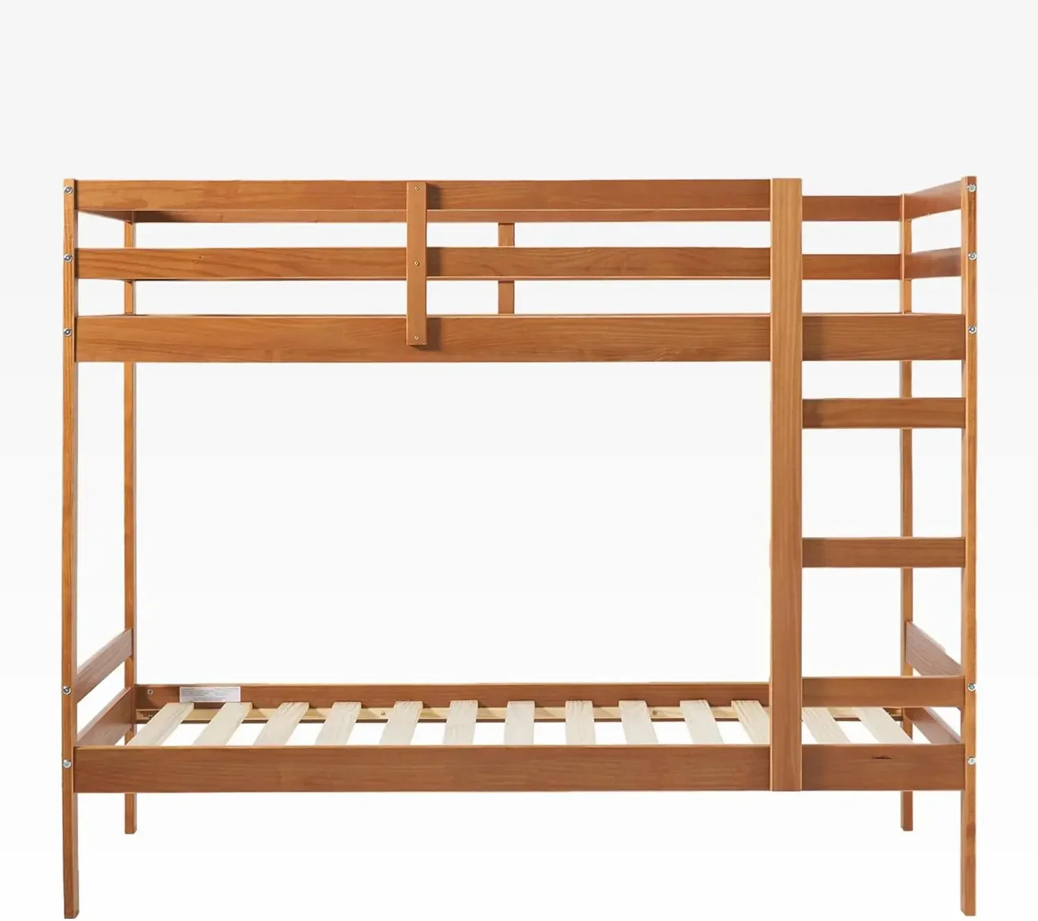 Modern twin-size children’s bed frame bedroom caramel - united states