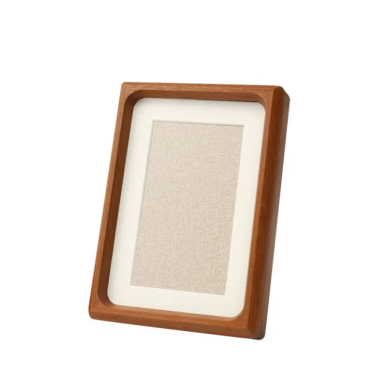 Solid wood mortise and tenon photo frame vertical horizontal decorative high-quality picture home decor - black walnut