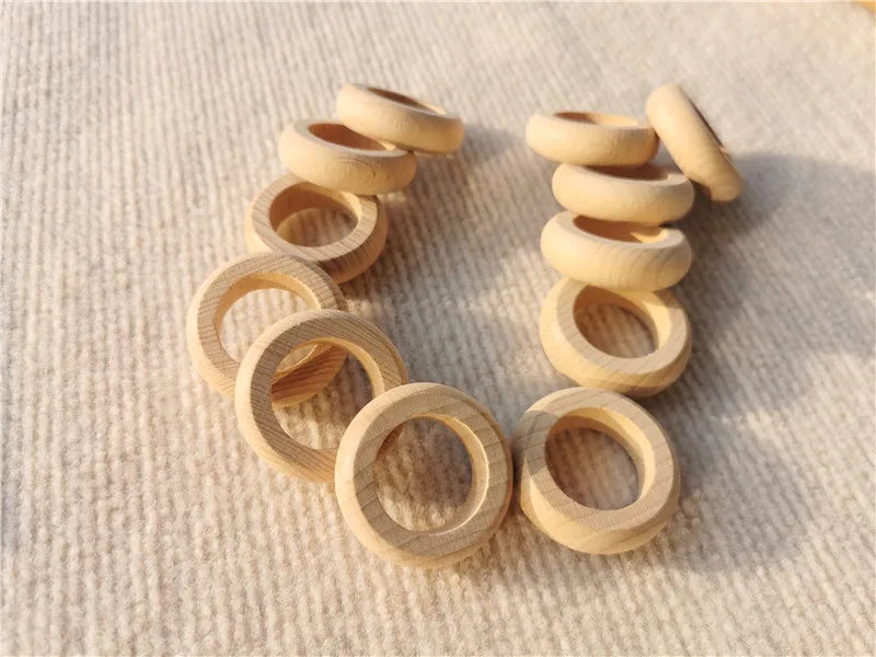 New beech wood arch stacking blocks rainbow bending wooden building timber toys set for kids creative play - nature