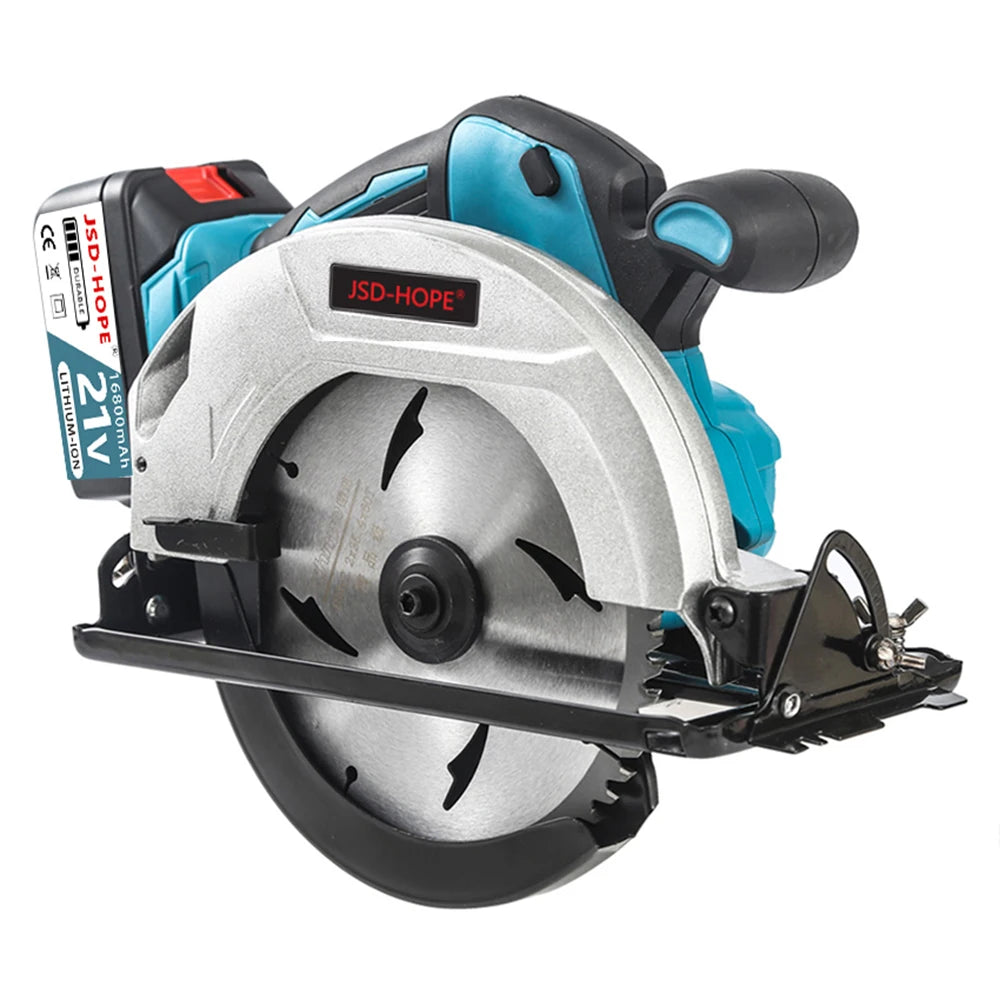 Brushless lithium electric circular saw 7 inch rechargeable portable woodworking stone cutting machine flip disc