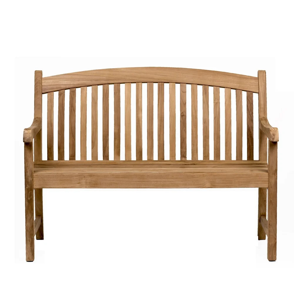 High quality 100% fsc teak wood patio bench outdoor indoor use comfortable durable elegant design lightweight storage