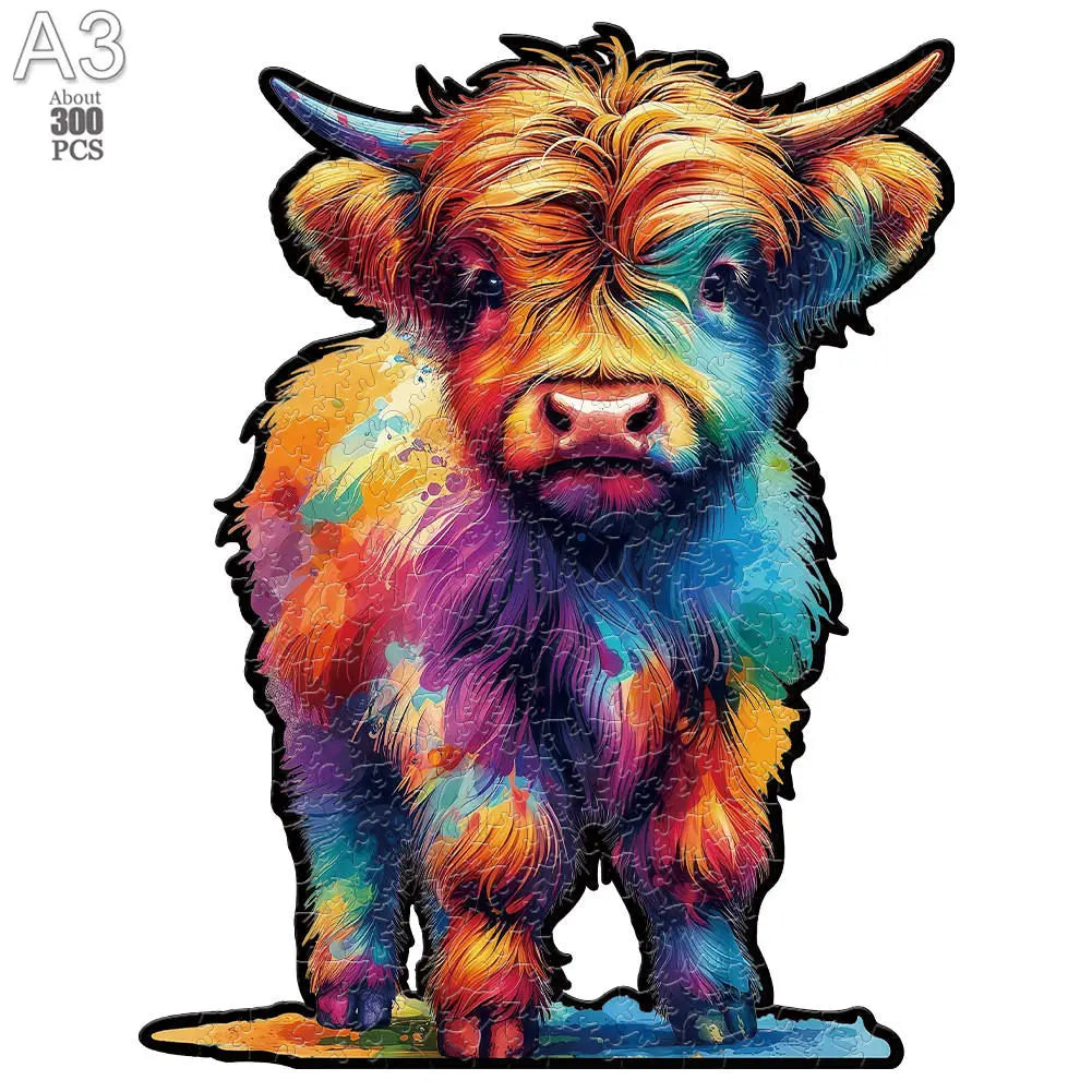 Shark wooden animal puzzle high quality dinosaur puzzles brain twister toys kids adult moderately difficult wood jigsaw