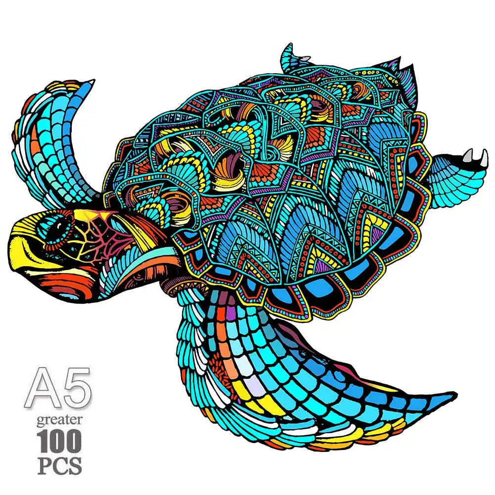 Lovely cat wood jigsaws creative games brain twister holiday gifts wooden animal puzzle kids adults high-quality diy