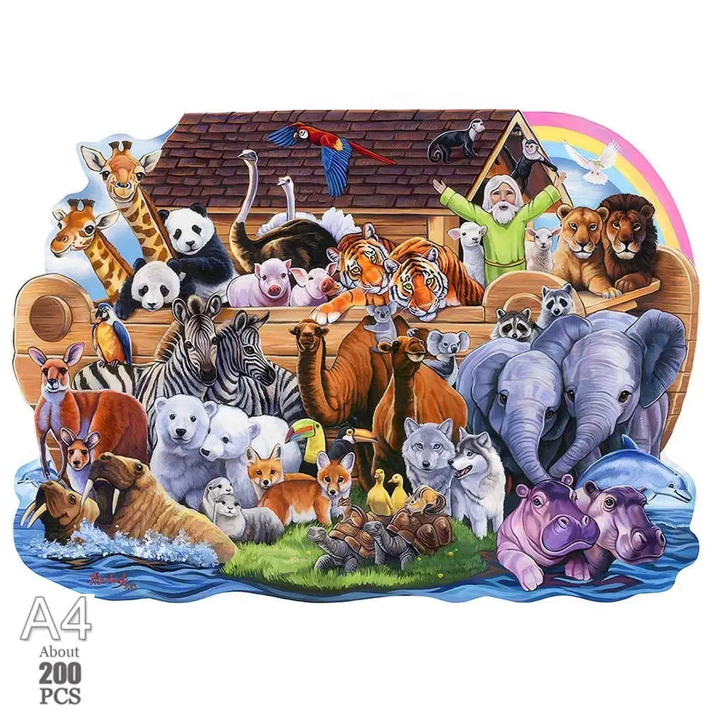 Lovely owl wood jigsaws creative diy games brain twister holiday gifts wooden animal puzzle kids adults high-quality