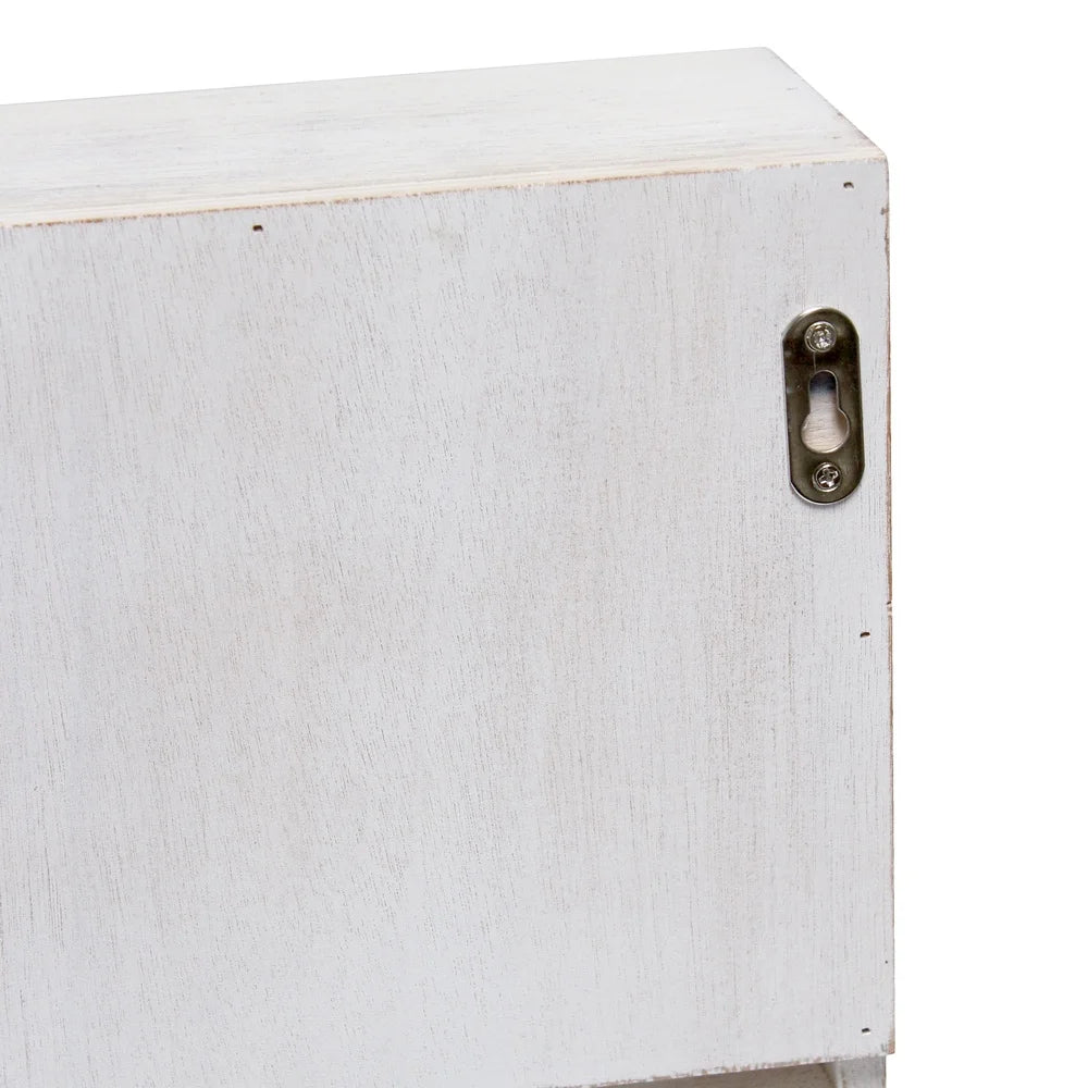 Wall mounted wood wine rack shelf with stemware holder kitchen dining room bar rustic farmhouse decor storage solution