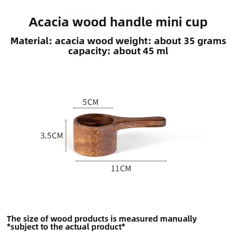 Wooden finland mug creative outdoor camping travel cup nordic style handmade milk coffee bar beer mugs - 2