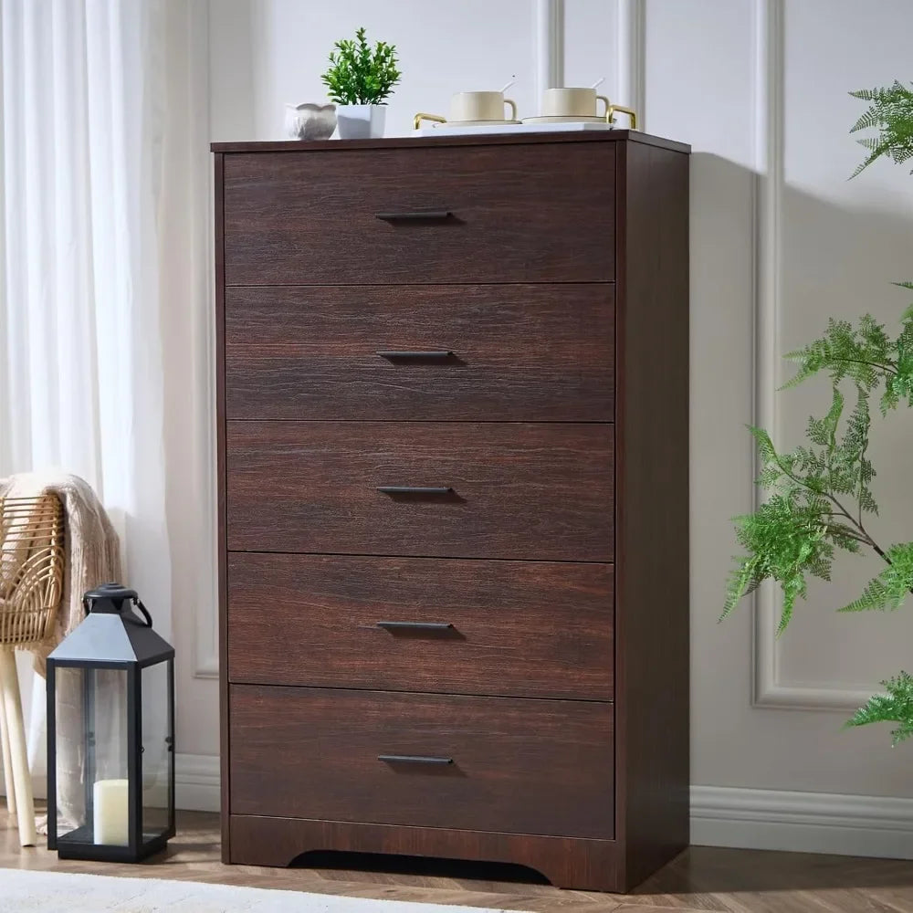 dark-cherry-dresser-for-bedroom-5-drawer-dressers-chests-of-drawers-modern-wood-dresser-47-inches-tall-chest-of-drawers