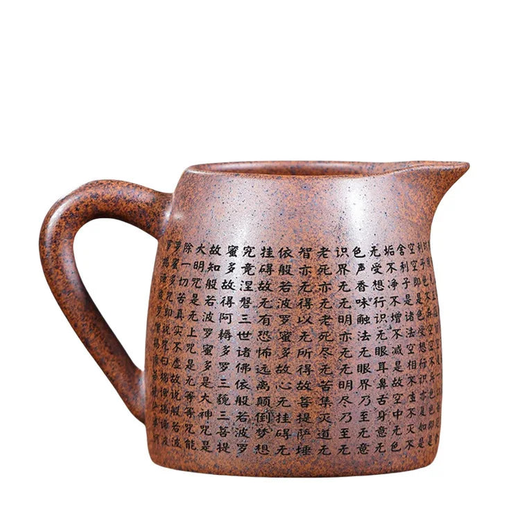 400ml purple clay wood-fired thousand-hand kwan-yin teacup ancient tea bowl jug tea-tasting meditation cup chazhan