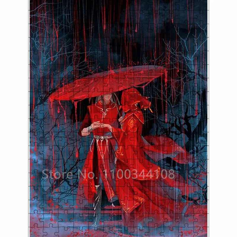 Mo dao zu shi 300/500/1000 pieces puzzle anime characters wei wu xian jigsaw for adults diy decompression game kids