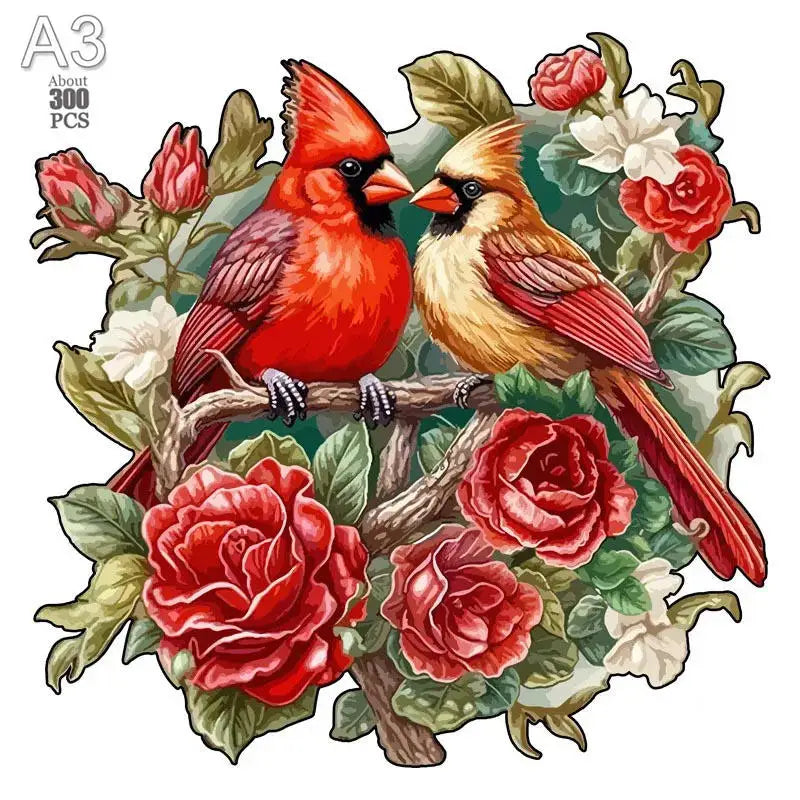 Lovely cat wood jigsaws creative games brain twister holiday gifts wooden animal puzzle kids adults high-quality diy