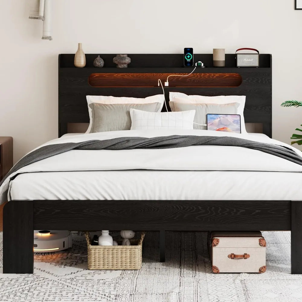 wooden-queen-size-bed-frame-with-storage-headboard-farmhouse-platform-bedframe-with-charging-station-led-lights