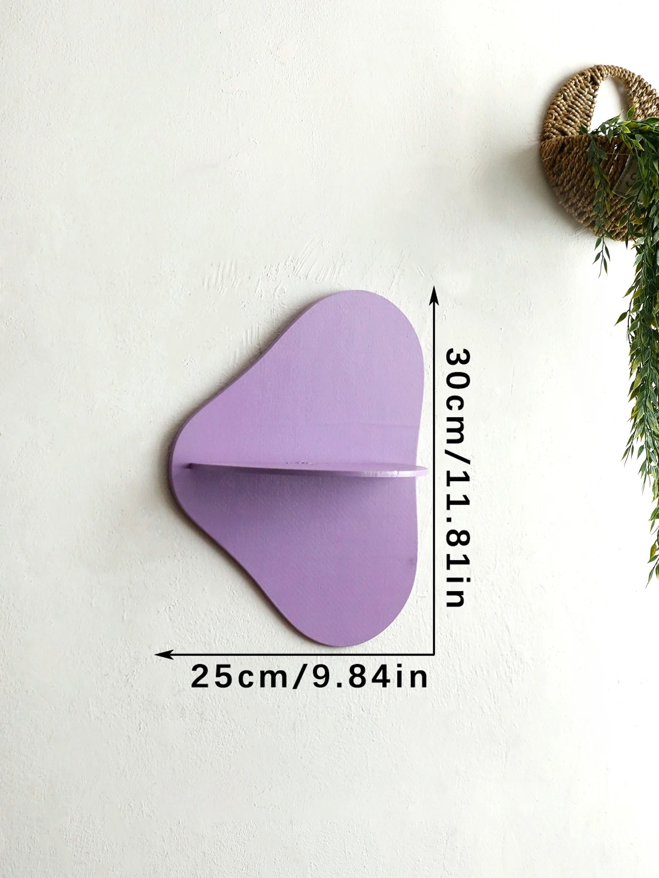 Colorful floating wall shelf display wooden plant flower pot tray storage rack art home decoration for girl room decor