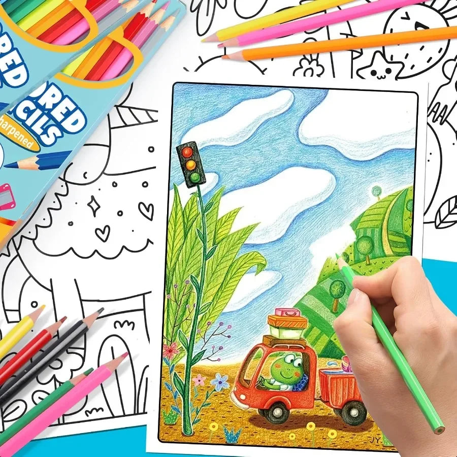 720 count colored pencils for 60 packs bulk 12 colors presharpened color pencil adults school plies fo - united states